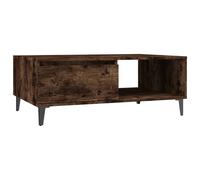 (smoked oak) vidaXL Coffee Table Couch Tea Side Table Chipboard 90x60x35 cm Multi Colours