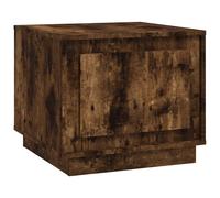 Vidaxl Coffee Table Smoked Oak 51X50X44 Cm Engineered Wood
