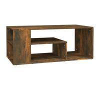 Vidaxl Coffee Table Smoked Oak 100X50X40 Cm Engineered Wood, Brown