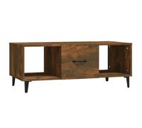 (Smoked oak) vidaXL Coffee Table Engineered Wood Indoor Side Accent End Table Multi Colours