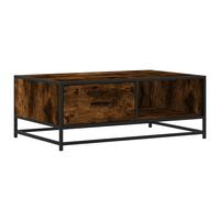 (smoked oak) vidaXL Coffee Table Hall End Table Side Table Engineered Wood and Metal