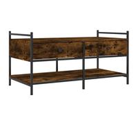 vidaXL Coffee Table Smoked Oak 99x50x50 cm Engineered Wood