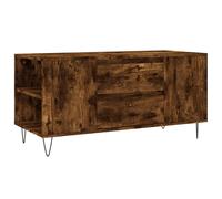 vidaXL Coffee Table Smoked Oak 102x44.5x50 cm Engineered Wood