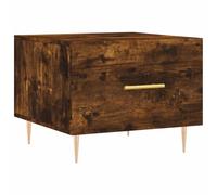 vidaXL Coffee Table Smoked Oak 50x50x40 cm Engineered Wood