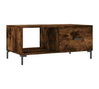 vidaXL Coffee Table Smoked Oak 90x50x40 cm Engineered Wood