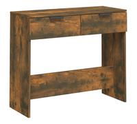 Vidaxl Console Table Smoked Oak 90X36X75 Cm Engineered Wood