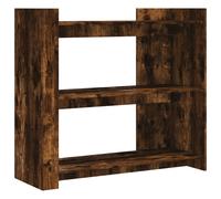 (smoked oak) vidaXL Console Table Tea End Table Accent Side Table White Engineered Wood