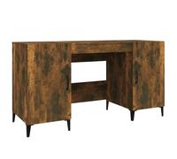 (Smoked oak) vidaXL Desk Engineered Wood Office Computer Study Writing Desk Multi Colours