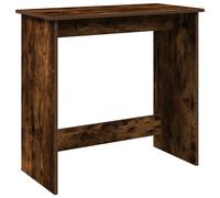 vidaXL Desk Smoked Oak 80x40x75 cm Engineered Wood