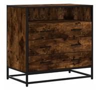 (smoked oak) vidaXL Drawer Cabinet Smoked Oak 70x41x70 cm Engineered Wood drawer chest