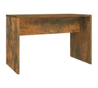 vidaXL Dressing Stool Smoked Oak Engineered Wood Hocker Table Chair