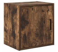 (smoked oak) vidaXL Garage Wall Cabinet Concrete Grey Engineered Wood cabinet