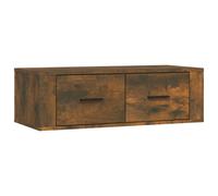 (Smoked oak) vidaXL Hanging TV Cabinet Entertainment Centre Wall TV Unit Engineered Wood