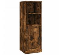 (smoked oak) vidaXL Highboard High Sideboard Side Cabinet Storgae Cupboard Engineered Wood