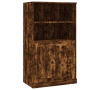 (smoked oak) vidaXL Highboard High Sideboard Side Cabinet Storgae Cupboard Engineered Wood