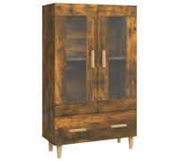 (Smoked oak) vidaXL Highboard Side Cabinet Cupboard Storage Side Cabinet Engineered Wood