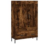 (smoked oak) vidaXL Highboard Sideboard Cupboard Side Cabinet Brown Oak Engineered Wood