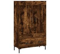 (smoked oak) vidaXL Highboard Sideboard Cupboard Side Cabinet Smoked Oak Engineered Wood