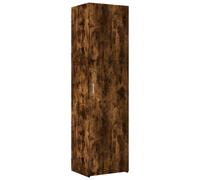 Highboard Smoked Oak 50x42.5x185 cm Engineered Wood