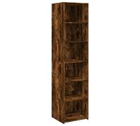 (smoked oak) vidaXL Highboard Sideboard Side Cabinet Storage Cupboard Black Engineered Wood