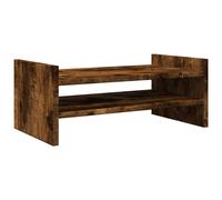 (smoked oak) vidaXL Monitor Stand Computer Stand Display Stand Engineered Wood