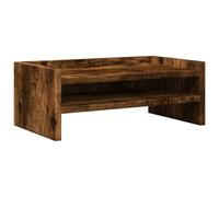 (smoked oak) vidaXL Monitor Stand Desk Riser Computer Stand Display Stand Engineered Wood