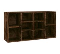 (smoked oak) vidaXL Shoe Bench Engineered Wood Shoe Cabinet Organiser Shelf Multi Colours