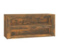 (Smoked oak) vidaXL Shoe Rack Engineered Wood Hallway Shoe Storage Cupboard Multi Colours