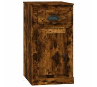 Side Cabinet Smoked Oak 40x50x75 cm Engineered Wood 1 Drawer Versatile Compactly