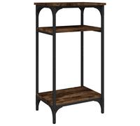 (smoked oak) vidaXL Side Table Engineered Wood Desk Multi Colours 35x30x60 cm/40x30x75 cm