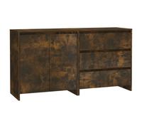 Vidaxl 2 Piece Sideboard Smoked Oak Engineered Wood