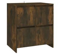 (smoked oak) vidaXL Sideboard Chipboard Bedroom Storage Book Console Cabinet Multi Colours