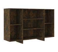 vidaXL Sideboard Smoked Oak 120x30x75 cm Engineered Wood UK NEW
