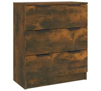 (smoked oak) vidaXL Sideboard Console Cabinet Storage Cupboard Highboard Engineered Wood