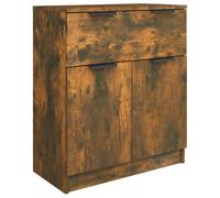 vidaXL Sideboard Smoked Oak 60X30X70 Cm Engineered Wood, Brown