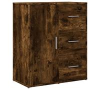 Vidaxl Sideboard Smoked Oak 60X31X70 Cm Engineered Wood