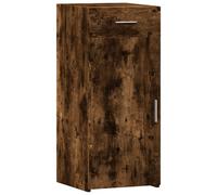Sideboard Smoked Oak Engineered Wood 42.5x40x93 cm 1 Drawer 1 Door Compact Urban