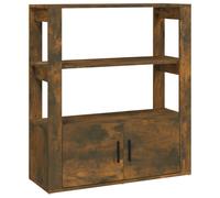 vidaXL Sideboard Smoked Oak 80x30x90 cm Engineered Wood
