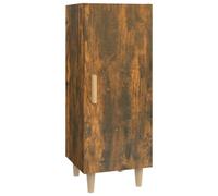 vidaXL Sideboard Engineered Wood Side Cabinet Home Organiser – Smoked Oak 34.5x34x90 cm