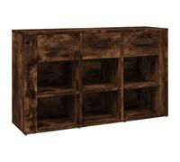 vidaXL Sideboard Smoked Oak 100x30x59.5 cm Engineered Wood NEW