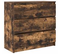 (smoked oak) vidaXL Sideboard Grey Sonoma 80x35x76 cm Engineered Wood storage cabinet