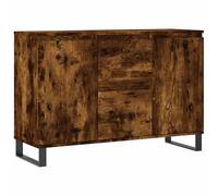 (smoked oak) vidaXL Sideboard Storage Cabinet Cupboard Side Cabinet Brown Oak Engineered Wood