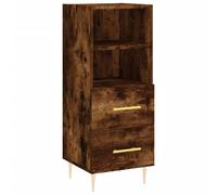(smoked oak) vidaXL Sideboard Storage Cabinet Side Cabinet Concrete Grey Engineered Wood