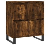 (smoked oak) vidaXL Sideboard Storage Cabinet Side Cabinet Cupboard White Engineered Wood