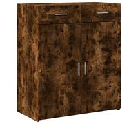 vidaXL Sideboard Smoked Oak 80x42.5x93 cm Engineered Wood - Brown, Brown
