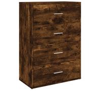 (smoked oak) vidaXL Sideboard Storage Cupboard Cabinet Highboard Sonoma Oak Engineered Wood