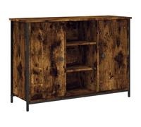 vidaXL Sideboard Smoked Oak 100x35x70 cm Engineered Wood