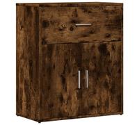 (smoked oak) vidaXL Sideboard Storage Cupboard Side Cabinet Highboard Black Engineered Wood