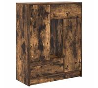 (smoked oak) vidaXL Sideboard with Drawers and Doors Brown Oak 73x31x90 cm storage cabinet