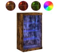 Sideboard with LED Lights Cupboard Highboard Storage Buffet Cabinet vidaXL